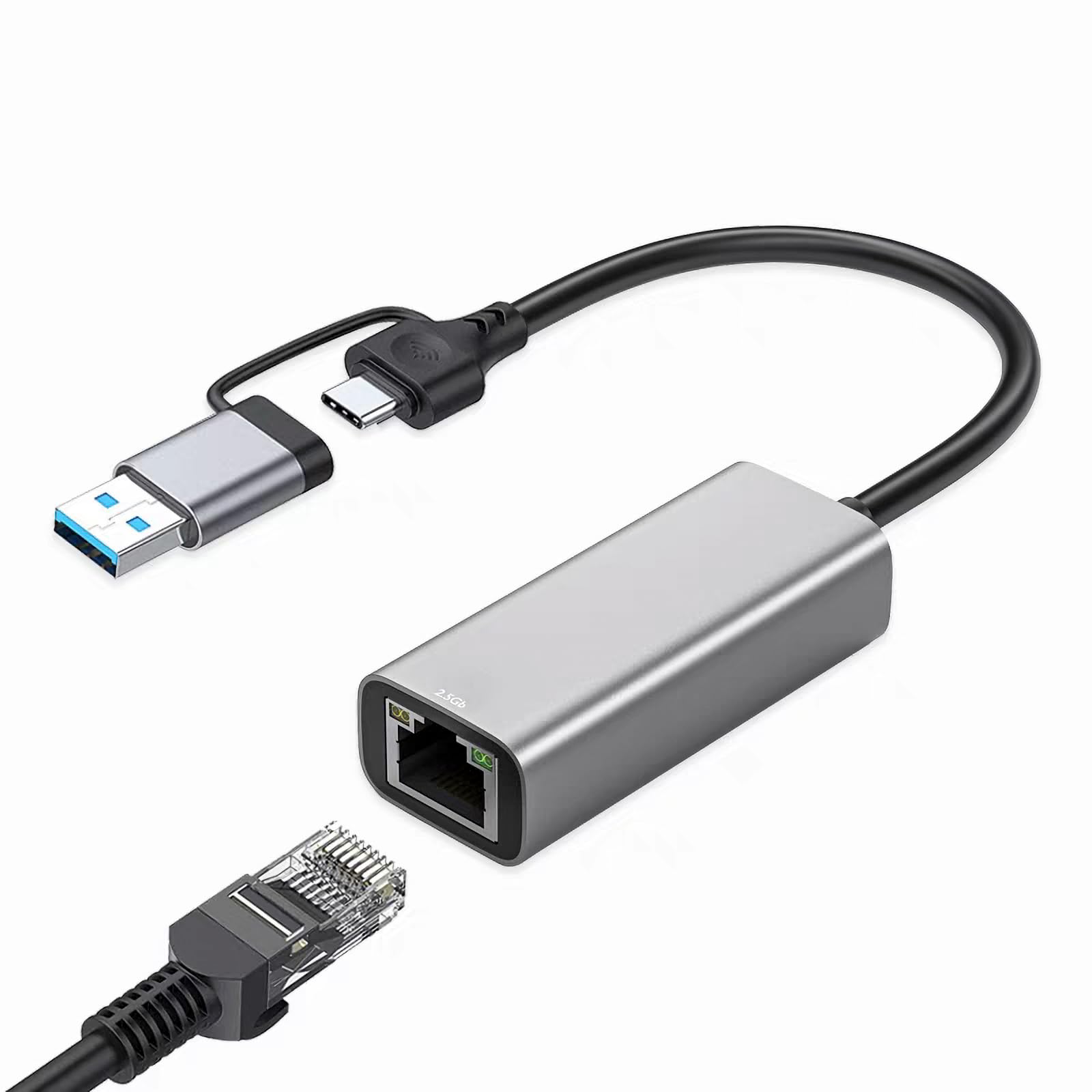 Amazon.co.jp: USB C 有線LANアダプター2.5Gbps 2500Mbps 高速通信 USB